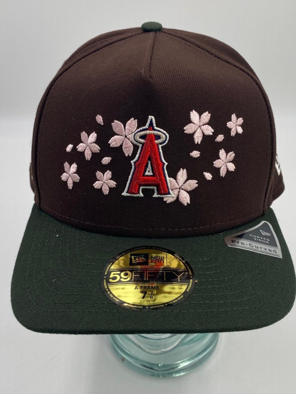 New Era 59FIFTY Los Angeles Angels Cherry Blossom A Frame Fitted Hat 7 7/8 Cap